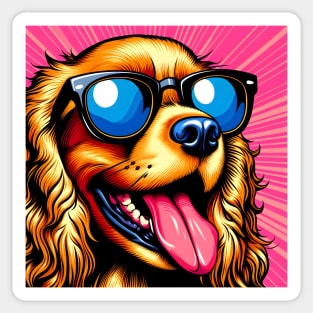 Dog Wearing Sunglasses Sticker